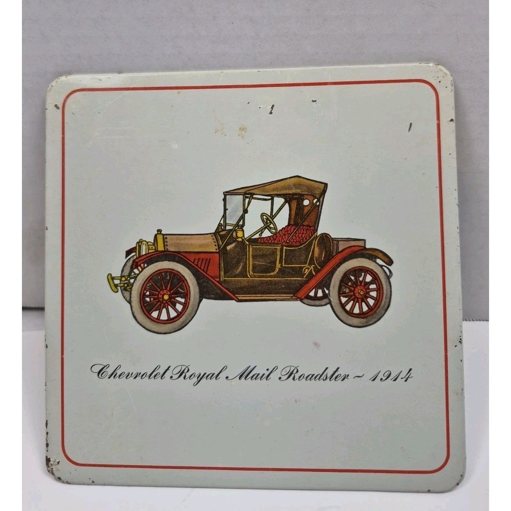 Vintage 1914 Chevrolet Royal Mail Roadster Trivet / Hot Pad by Pro-Tex 7"